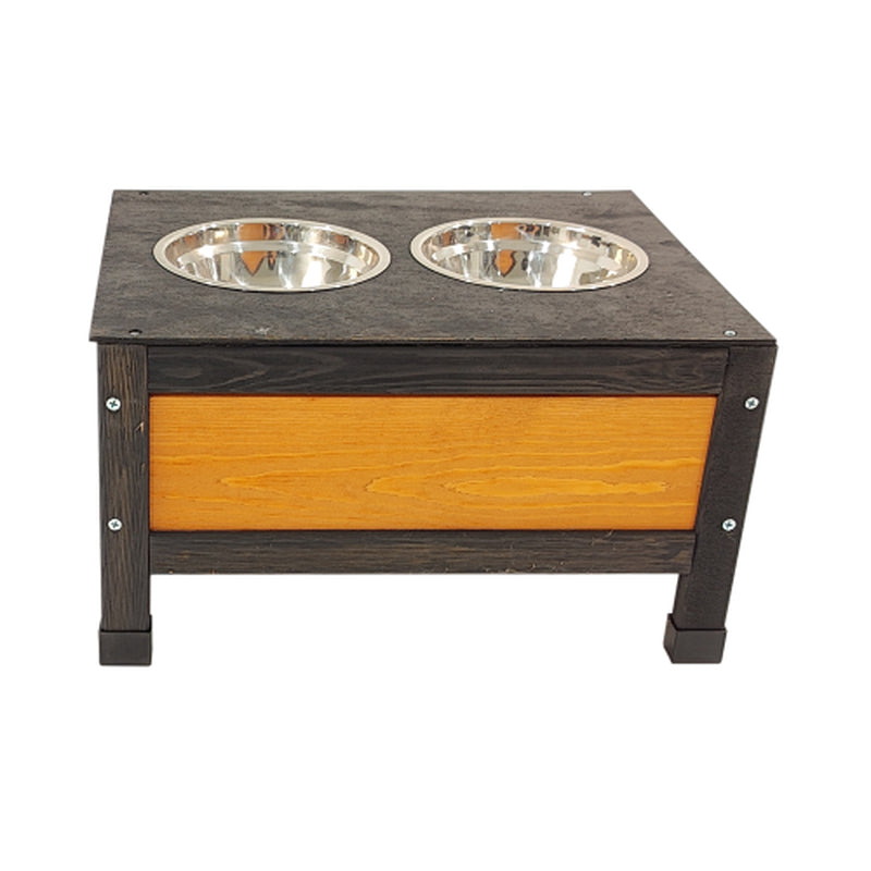 Jack & Susy™ Luxury Wooden Dog House with Playground – Spacious Outdoor Kennel with Feeding Station & Toy Storage (For Multiple Dogs)
