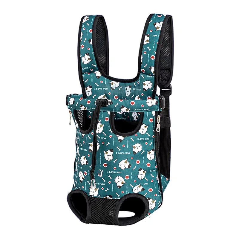 Pet Carrier Backpack β Adjustable Double Shoulder Travel Bag for Cats & Small Dogs