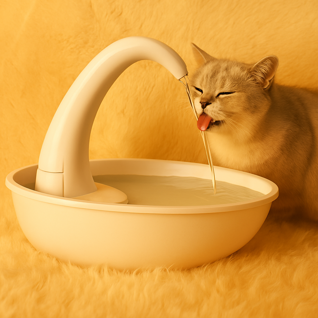 Automatic Pet Water Fountain – Flowing Drinking Dispenser for Cats & Small Dogs