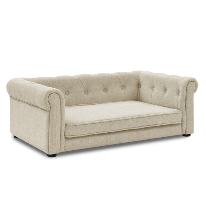 Jack & Susy™ Elegant Raised Pet Sofa Bed for Medium & Large Dogs – Modern Comfortable Dog Couch