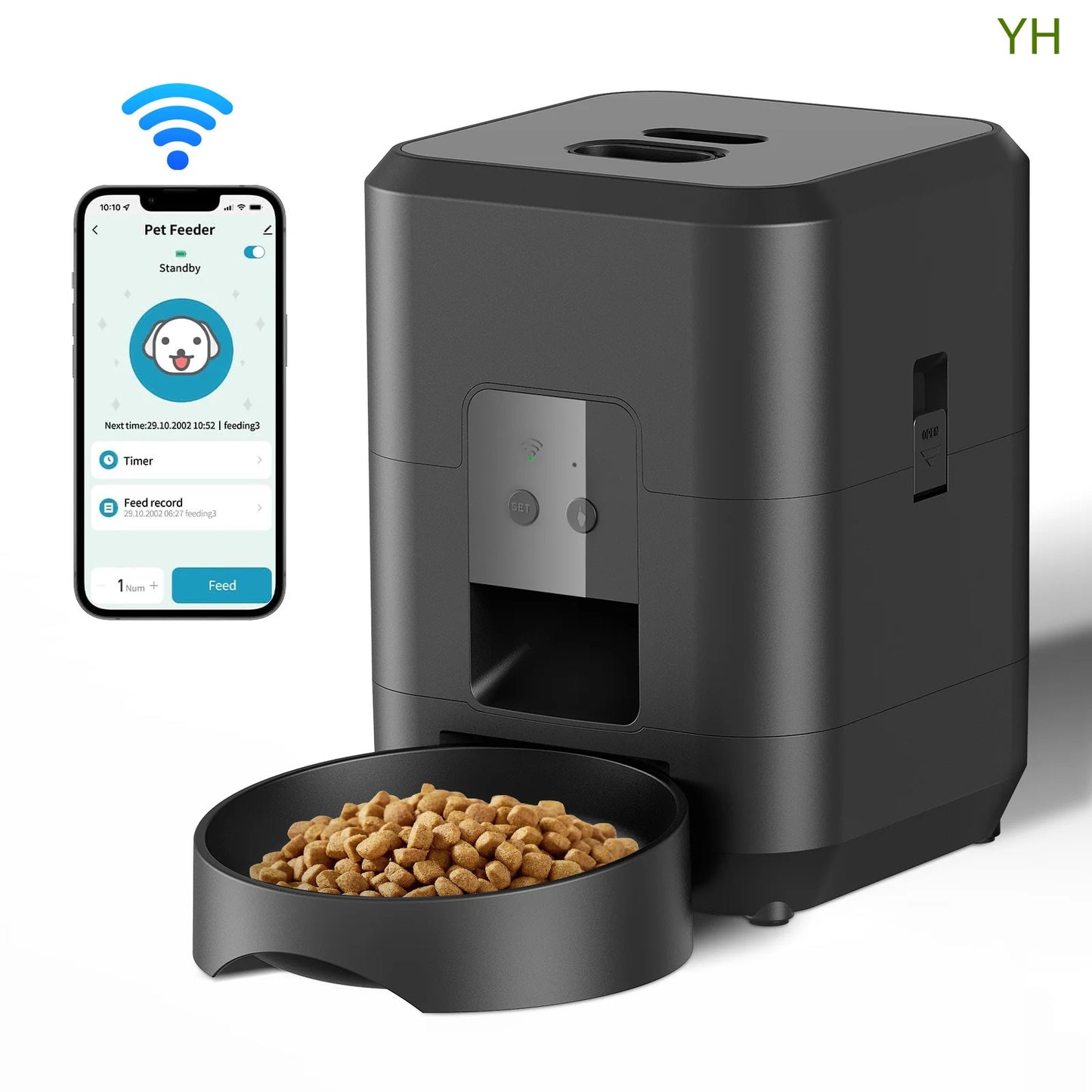 Intelligent Pet Feeder – Automatic Portion Control & Remote Scheduling