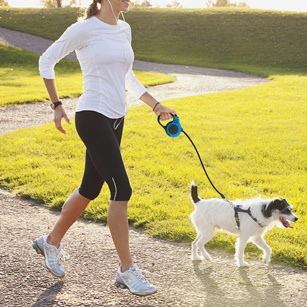 Jack & Susyβ’ 16.5FT Automatic Retractable Dog Leash β Tangle-Free, Durable & Comfortable Grip for Small to Large Dogs