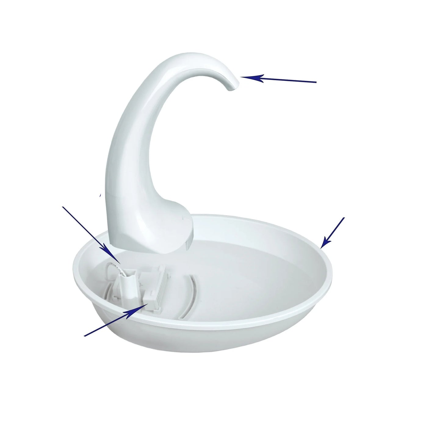 Automatic Pet Water Fountain – Flowing Drinking Dispenser for Cats & Small Dogs