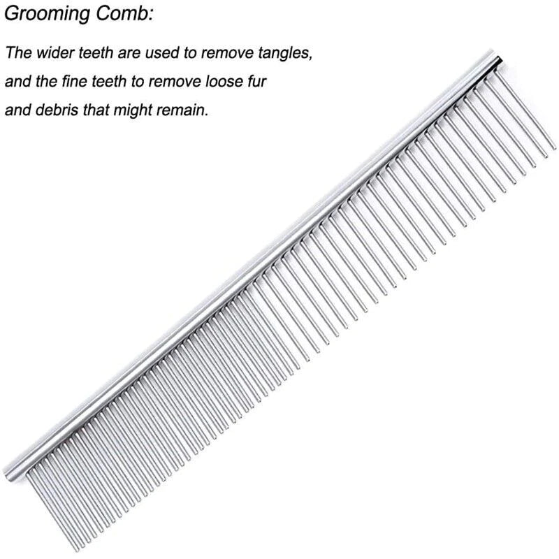 Premium Pet Grooming Scissors Kit β 7β Stainless Steel Straight, Curved & Thinning Shears with Comb & Case