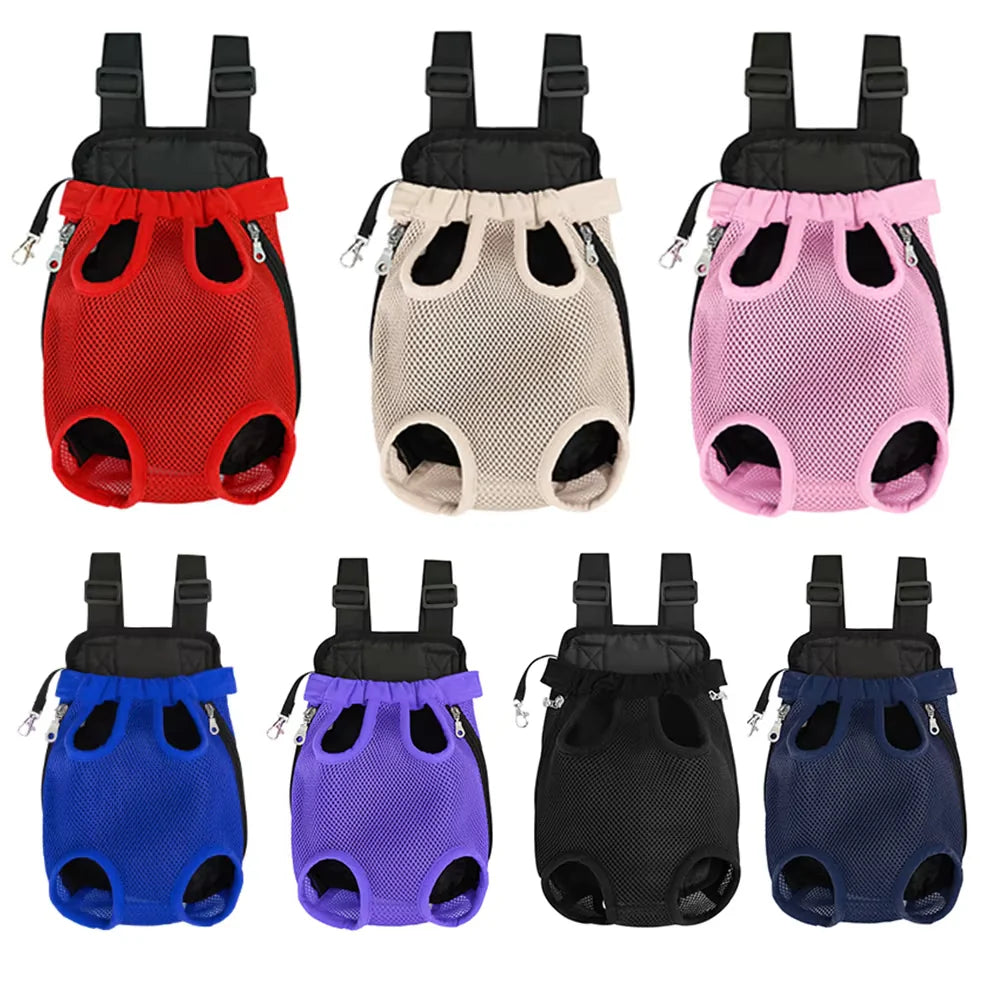 Pet Carrier Backpack β Adjustable Double Shoulder Travel Bag for Cats & Small Dogs