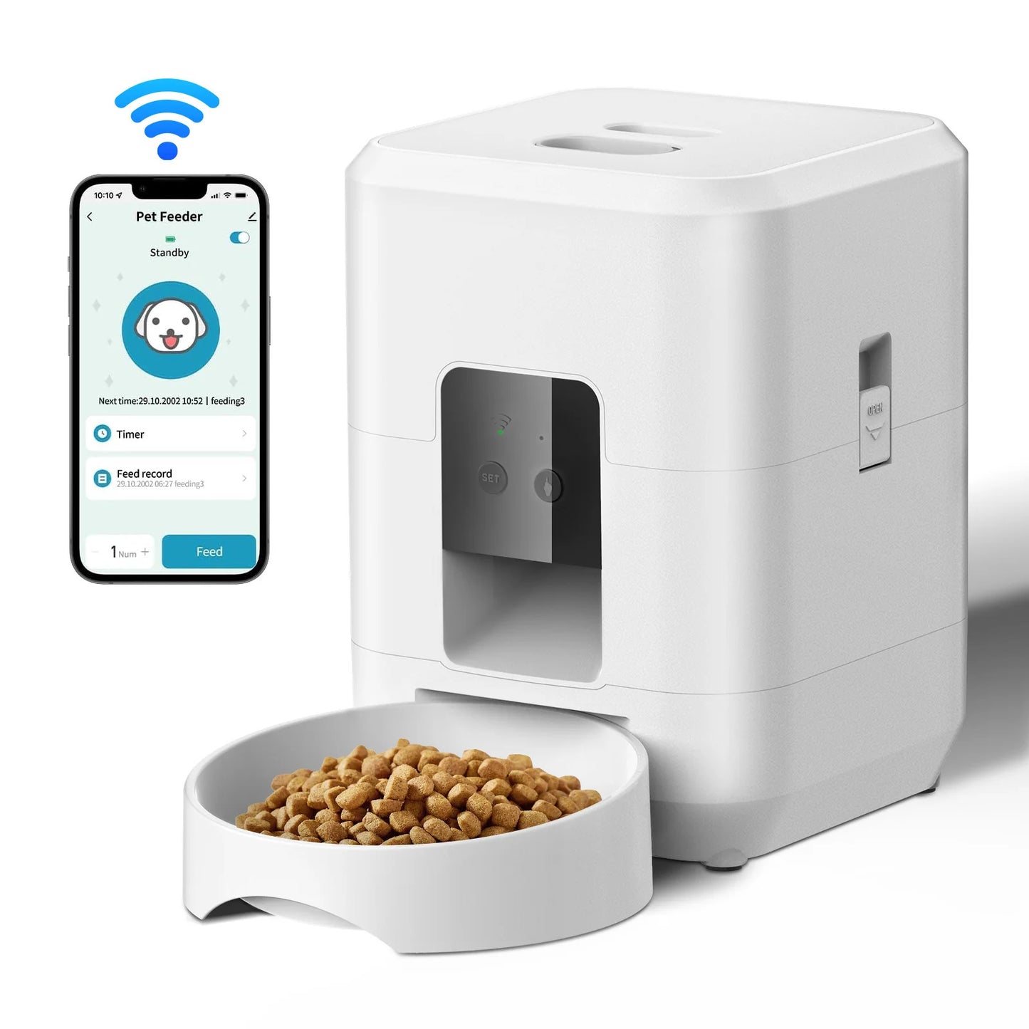 Intelligent Pet Feeder – Automatic Portion Control & Remote Scheduling