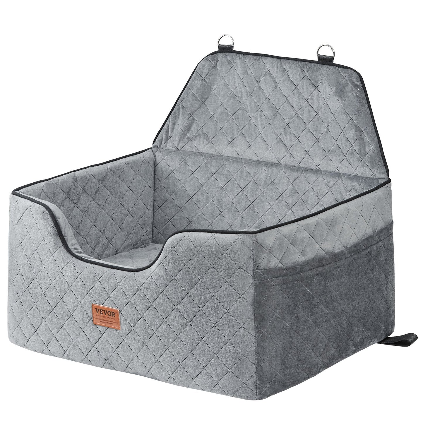 Jack & Susy™ Luxury Dog Booster Car Seat – Secure, Comfortable & Stylish Travel Seat for Medium and Large Dogs (Up to 55 lbs)