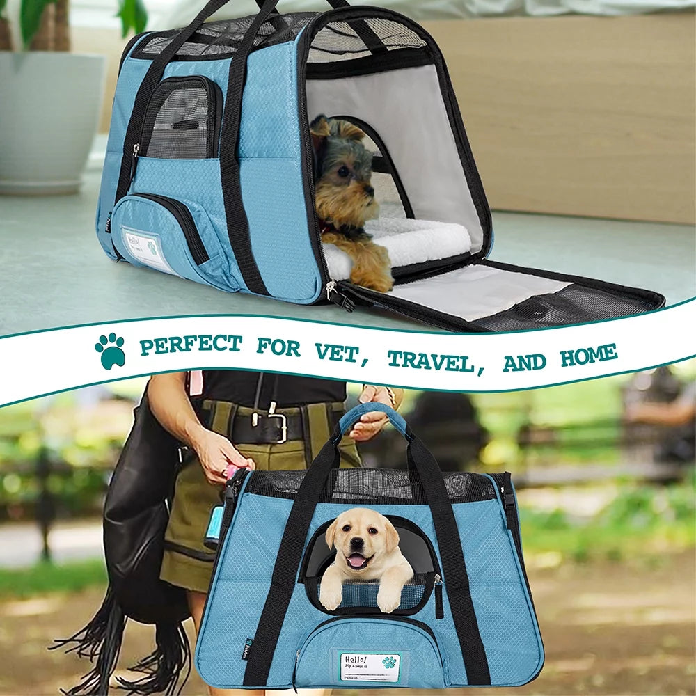 Soft Pet Carrier – Airline Approved Travel Bag
