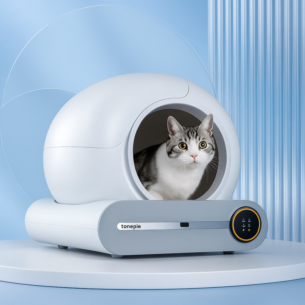 Automatic Self-Cleaning Cat Litter Box β Smart, Odor-Free & App-Controlled