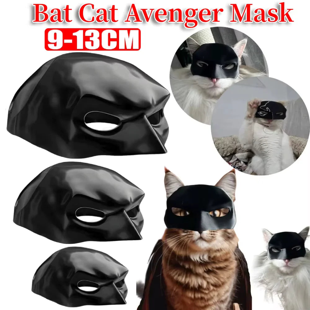 Bat Cat Mask β Funny Superhero Costume for Cats