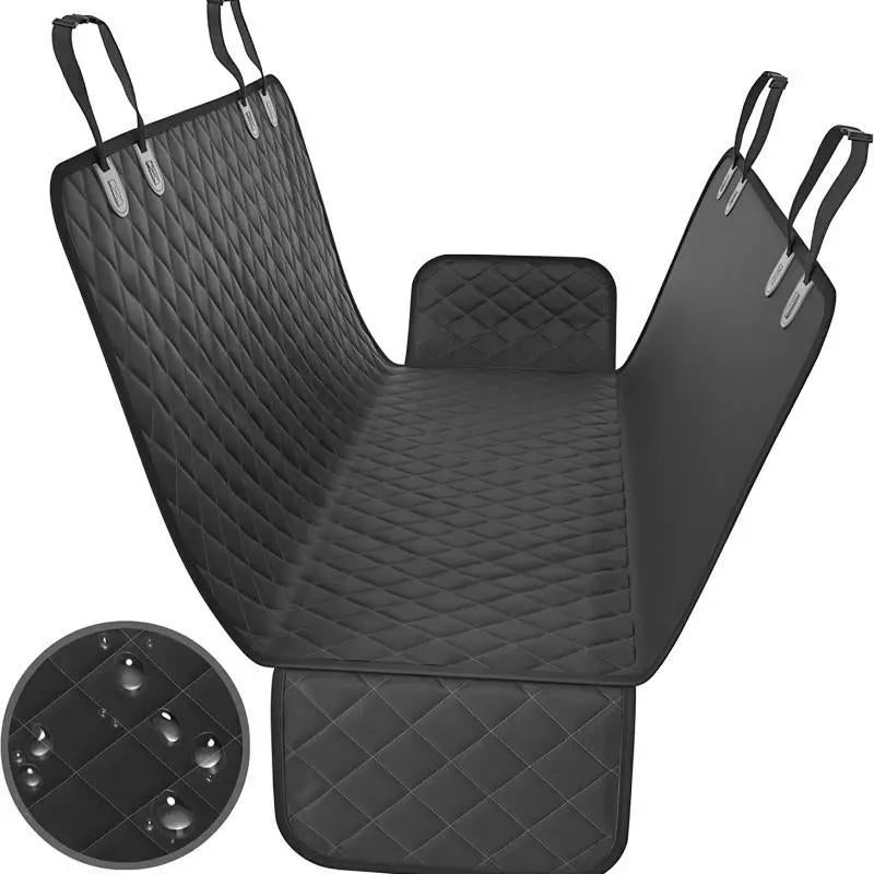 Pet Car Seat Bed β Single-Layer Orange Travel Mat with Hard Board Support