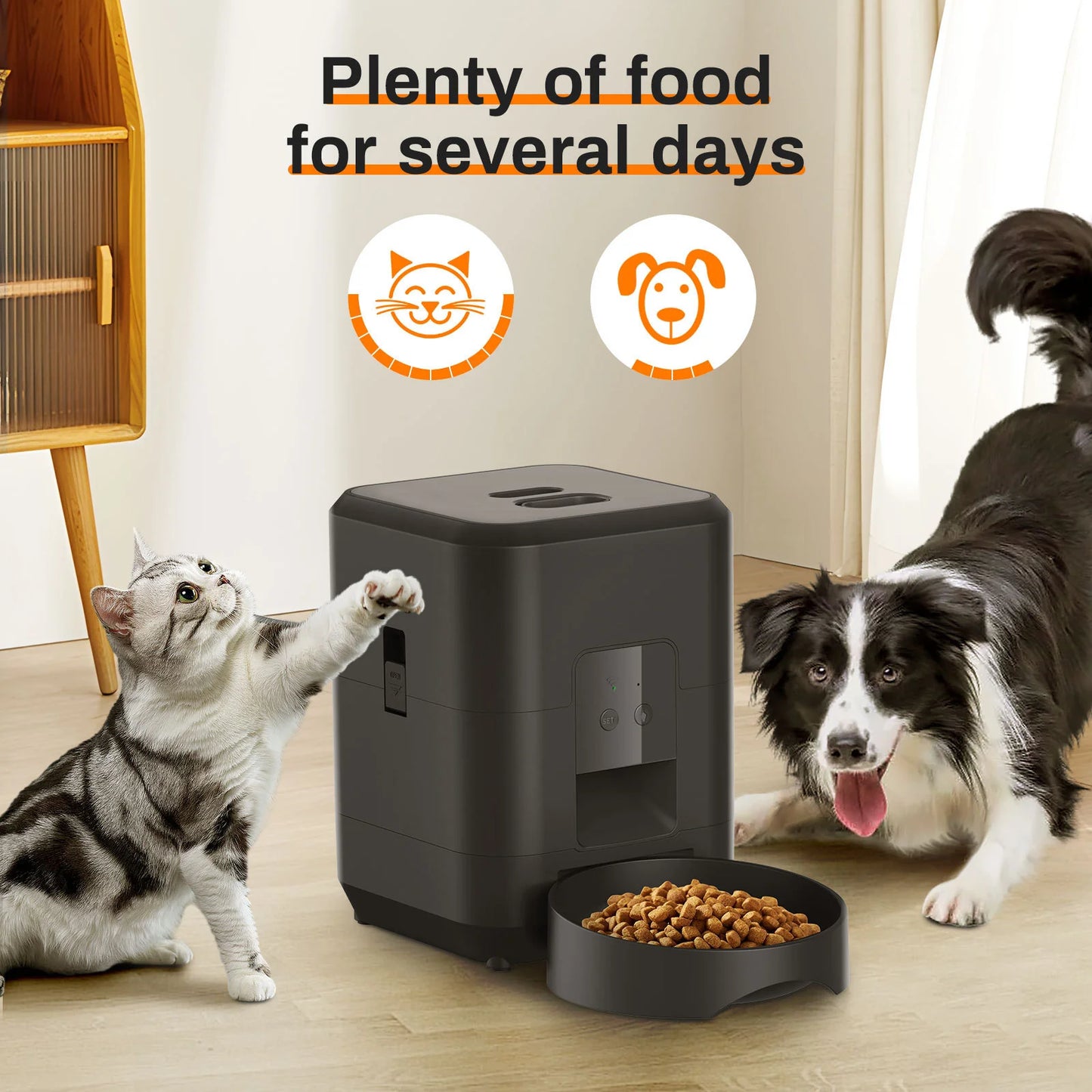 Intelligent Pet Feeder – Automatic Portion Control & Remote Scheduling