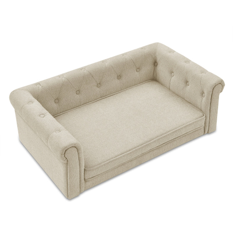 Jack & Susy™ Elegant Raised Pet Sofa Bed for Medium & Large Dogs – Modern Comfortable Dog Couch