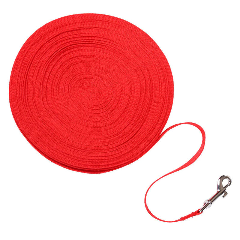 Premium Long Training Dog Leash β Durable Nylon Obedience & Recall Lead (6β100 FT)