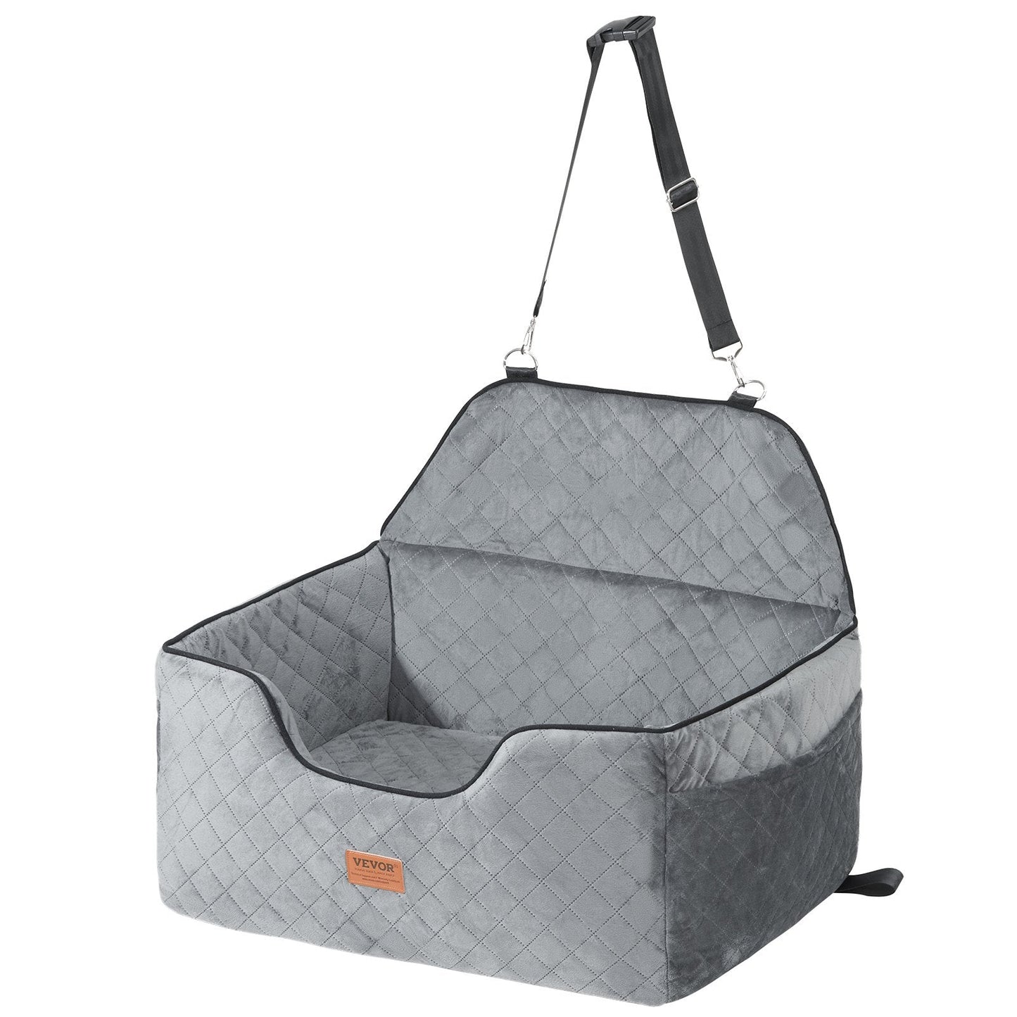 Jack & Susy™ Luxury Dog Booster Car Seat – Secure, Comfortable & Stylish Travel Seat for Medium and Large Dogs (Up to 55 lbs)