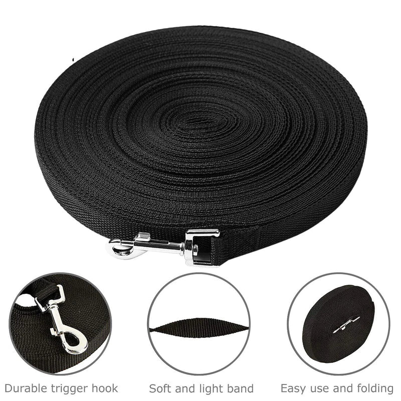 Premium Long Training Dog Leash β Durable Nylon Obedience & Recall Lead (6β100 FT)