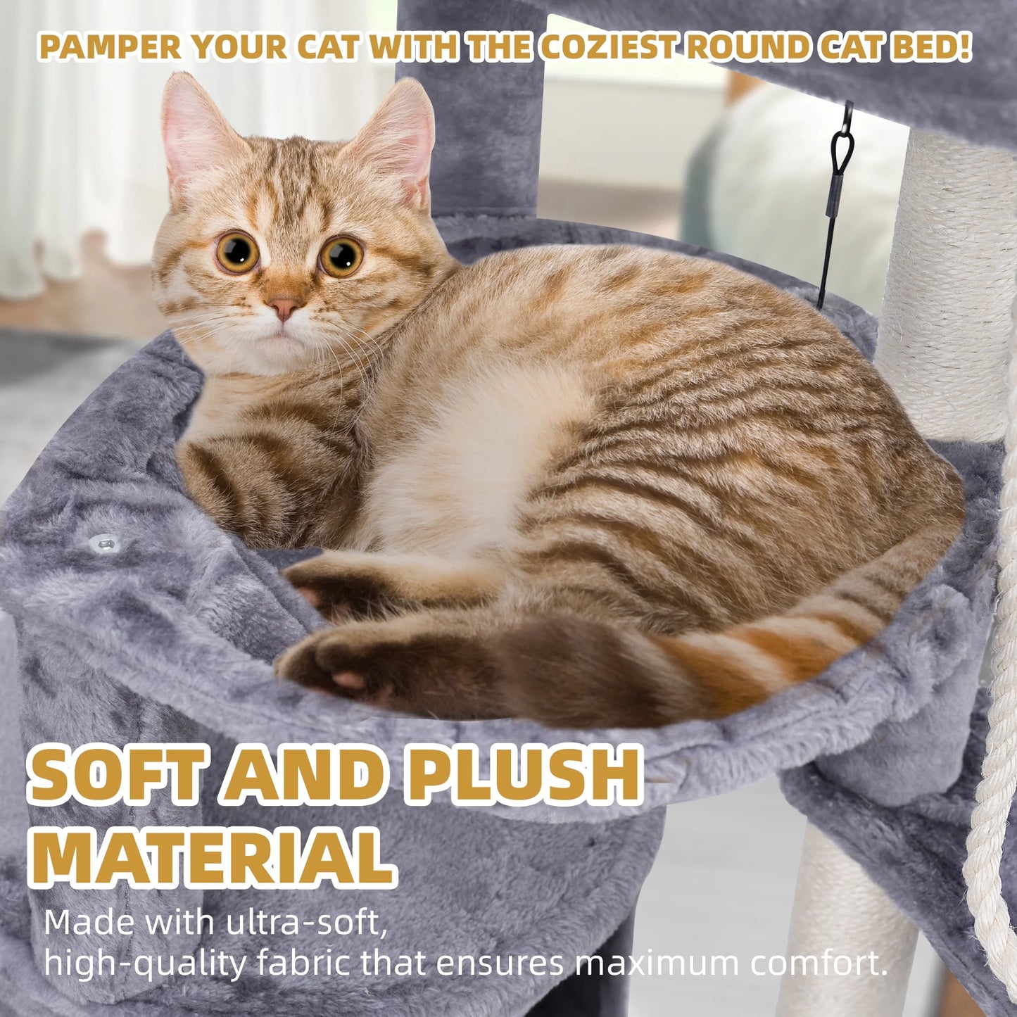 Cat Tree Tower – Condo & Hammocks