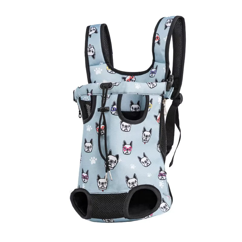 Pet Carrier Backpack β Adjustable Double Shoulder Travel Bag for Cats & Small Dogs