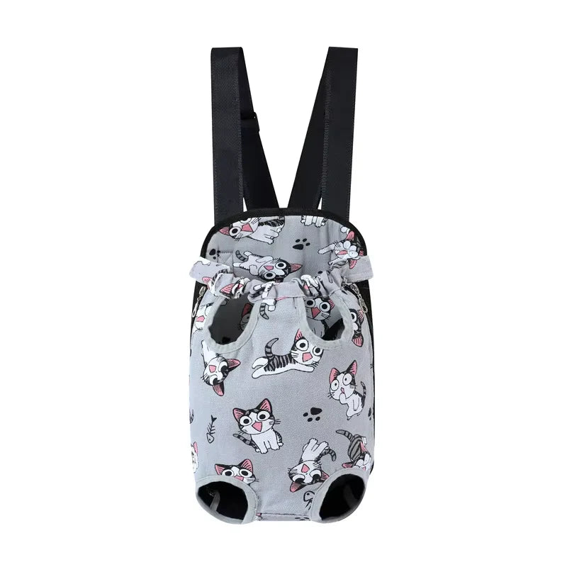 Pet Carrier Backpack β Adjustable Double Shoulder Travel Bag for Cats & Small Dogs