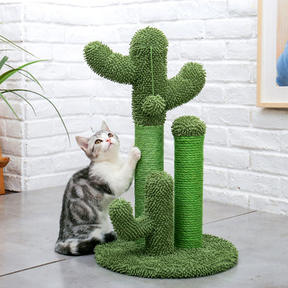 Cactus Cat Scratcher – Sisal Vertical Scratch Post