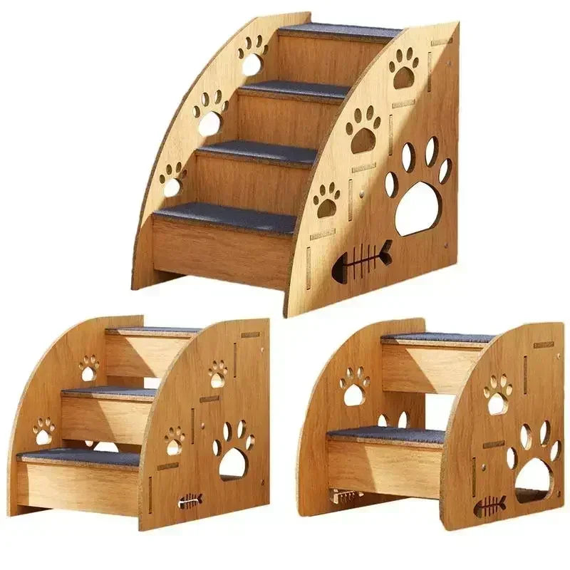 Pet Stairs – Wooden Non-Slip Dog Step