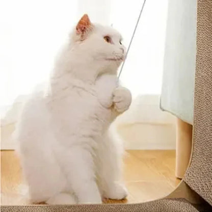 Cat Scratcher Post – L-Shape with Ball Toy