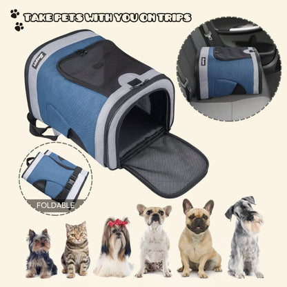 Pet Backpack — 17 × 13 × 12 in, Up to 16 lb