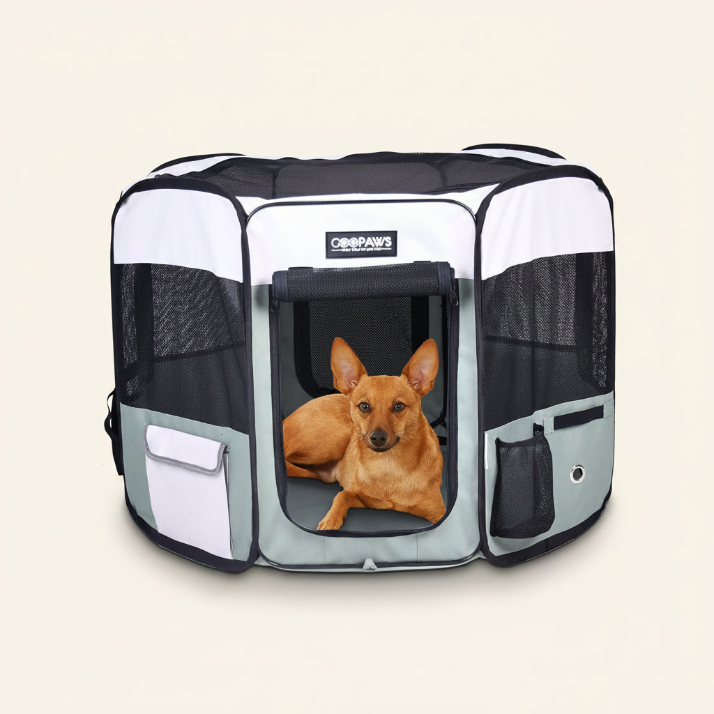 Portable Pet Playpen — 36", 45" or 61", Folds Into a Bag