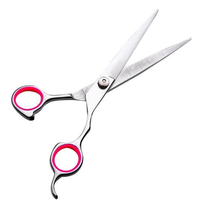 Premium Pet Grooming Scissors Kit – 7” Stainless Steel Straight, Curved & Thinning Shears with Comb & Case