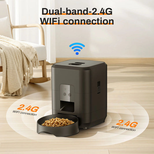 Intelligent Pet Feeder – Automatic Portion Control & Remote Scheduling