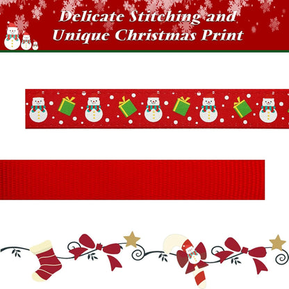 Christmas Dog Collar – Adjustable with Bow Tie