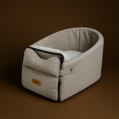 Pet Car Seat Bed – Portable & Cozy