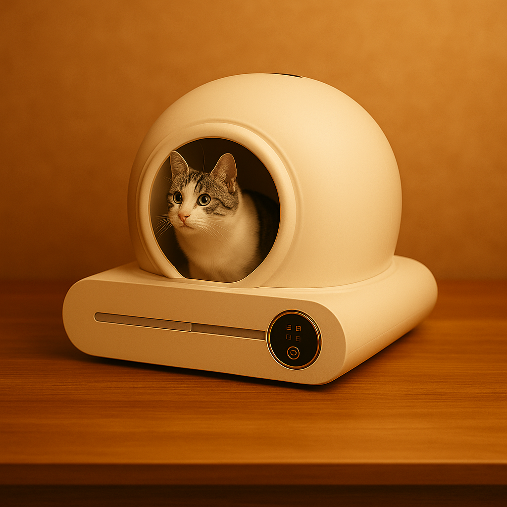 Self-Cleaning Cat Litter Box – Smart & Odor-Free