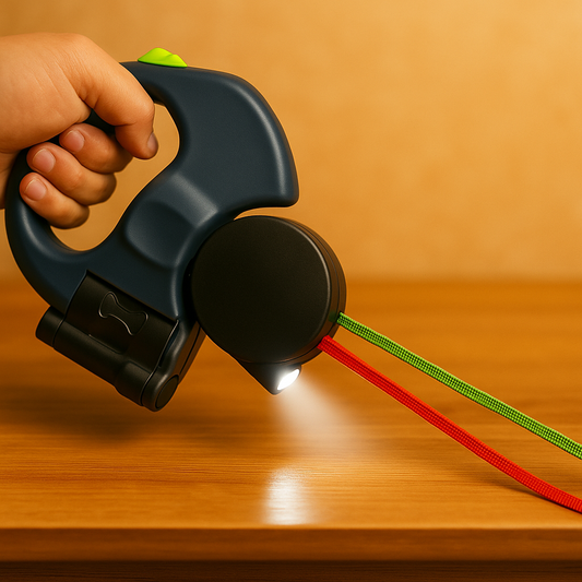 Double Dog Leash – Retractable & Tangle-Free