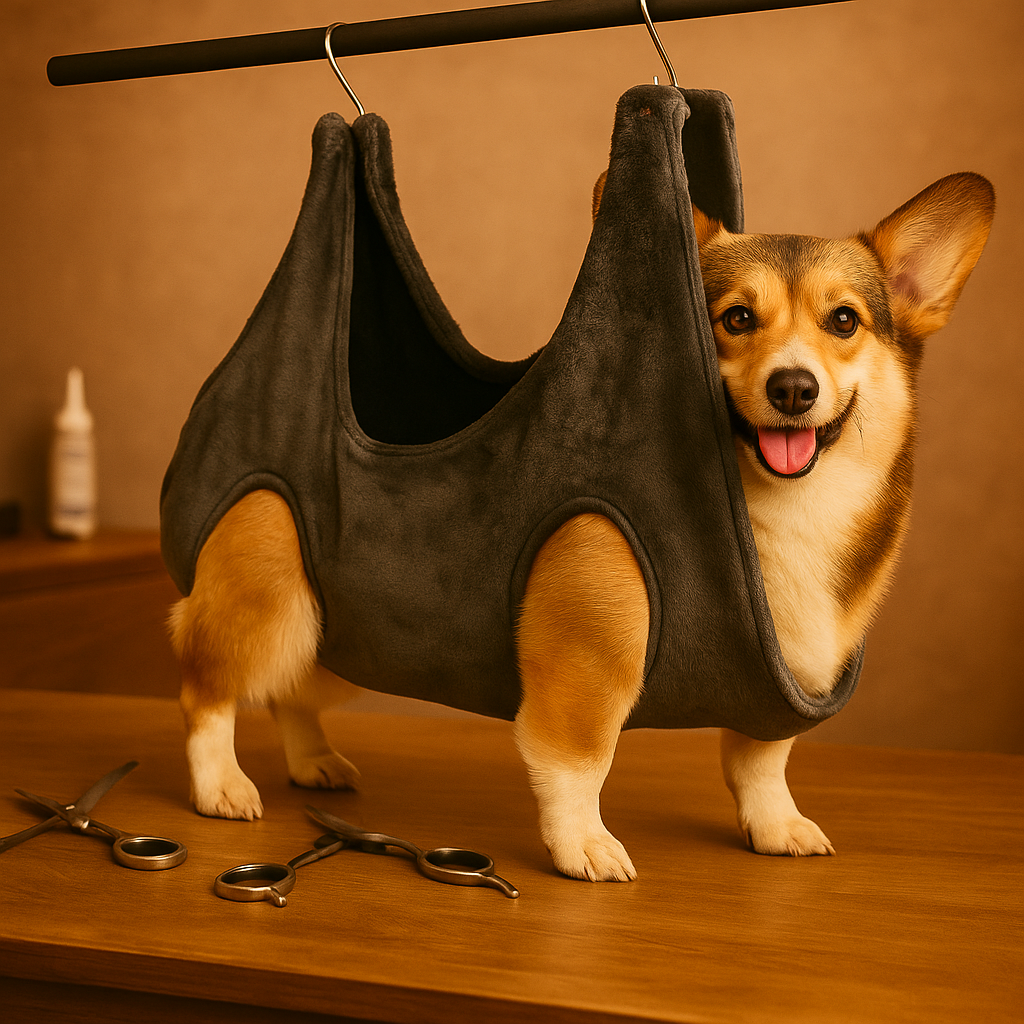 Pet Grooming Hammock – Breathable & Secure