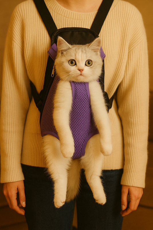 Pet Carrier Backpack – Adjustable Travel Bag