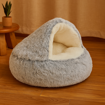 2-in-1 Plush Pet Bed – Warm & Cozy Sleep Bag