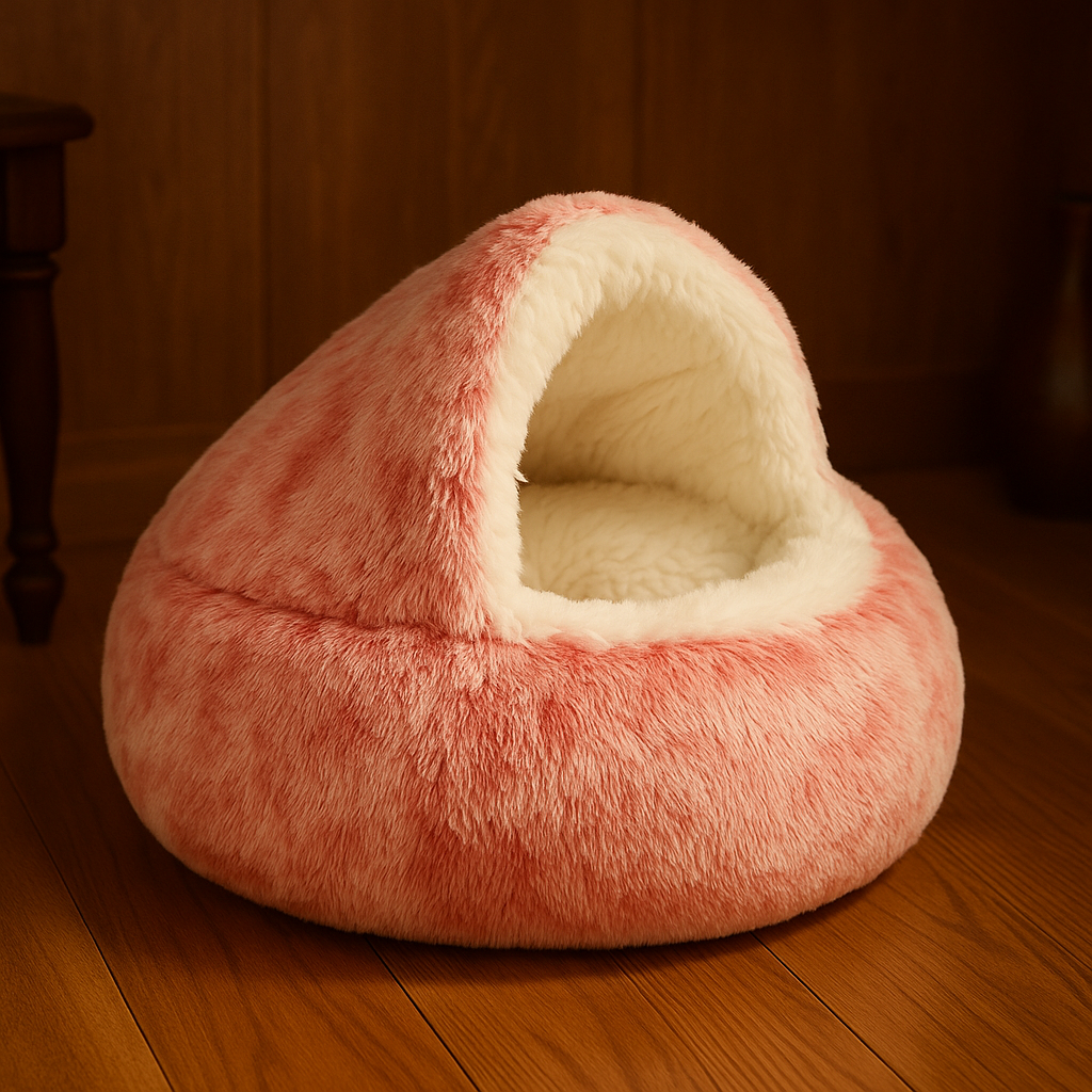 2-in-1 Plush Pet Bed – Warm & Cozy Sleep Bag
