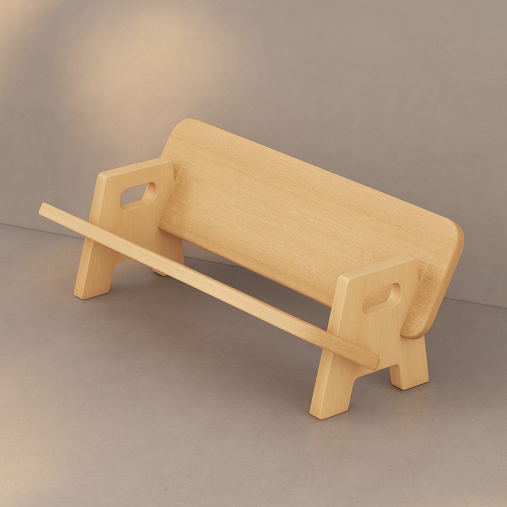 Wood Desktop Bookshelf – Compact & Space-Saving