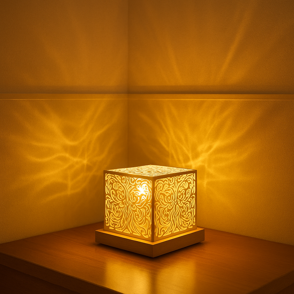 LED Ripple Lamp – RGB Crystal Night Light