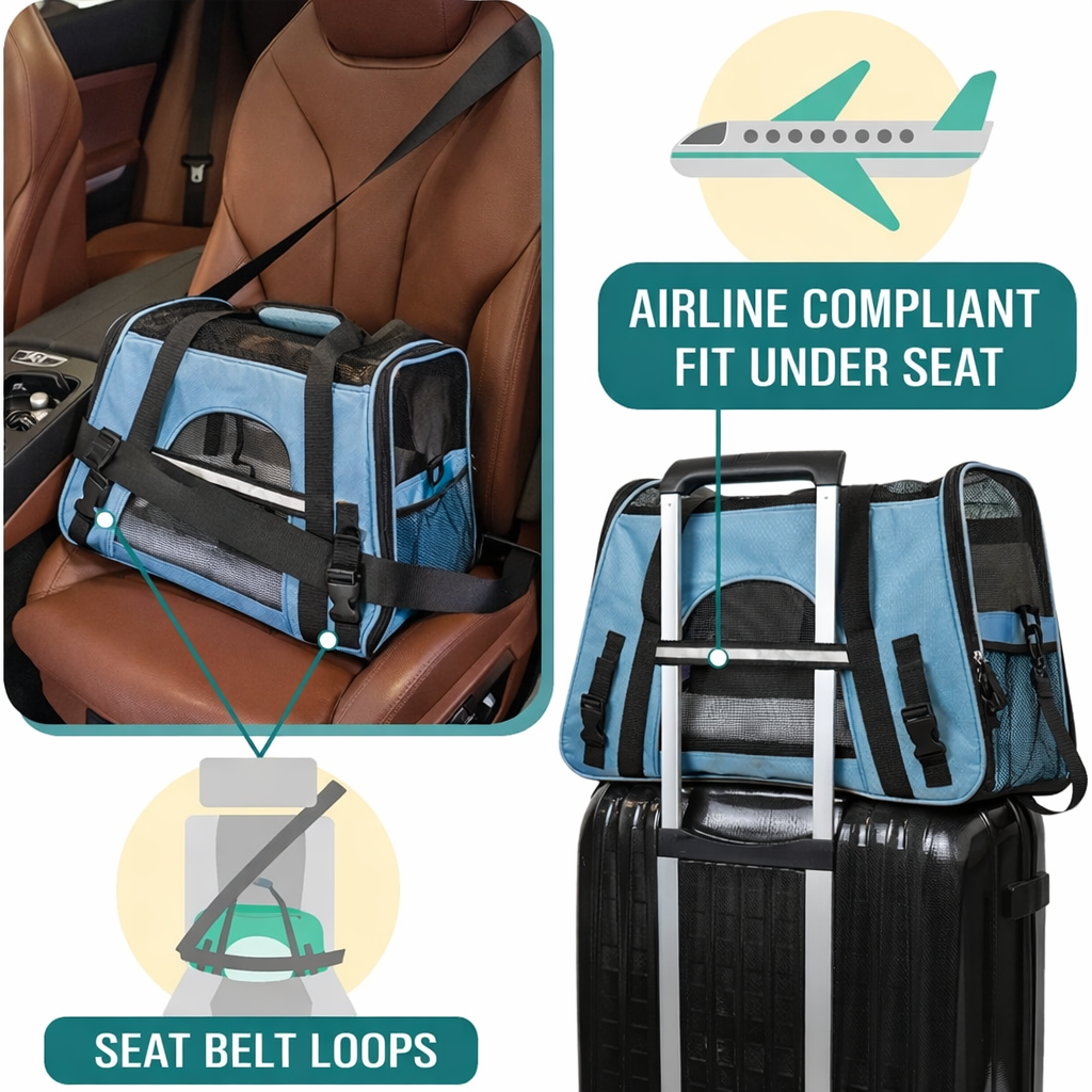 Pet Carrier – Airline Approved Travel Bag