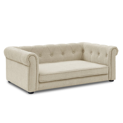 Jack & Susy™ Elegant Raised Pet Sofa Bed for Medium & Large Dogs – Modern Comfortable Dog Couch