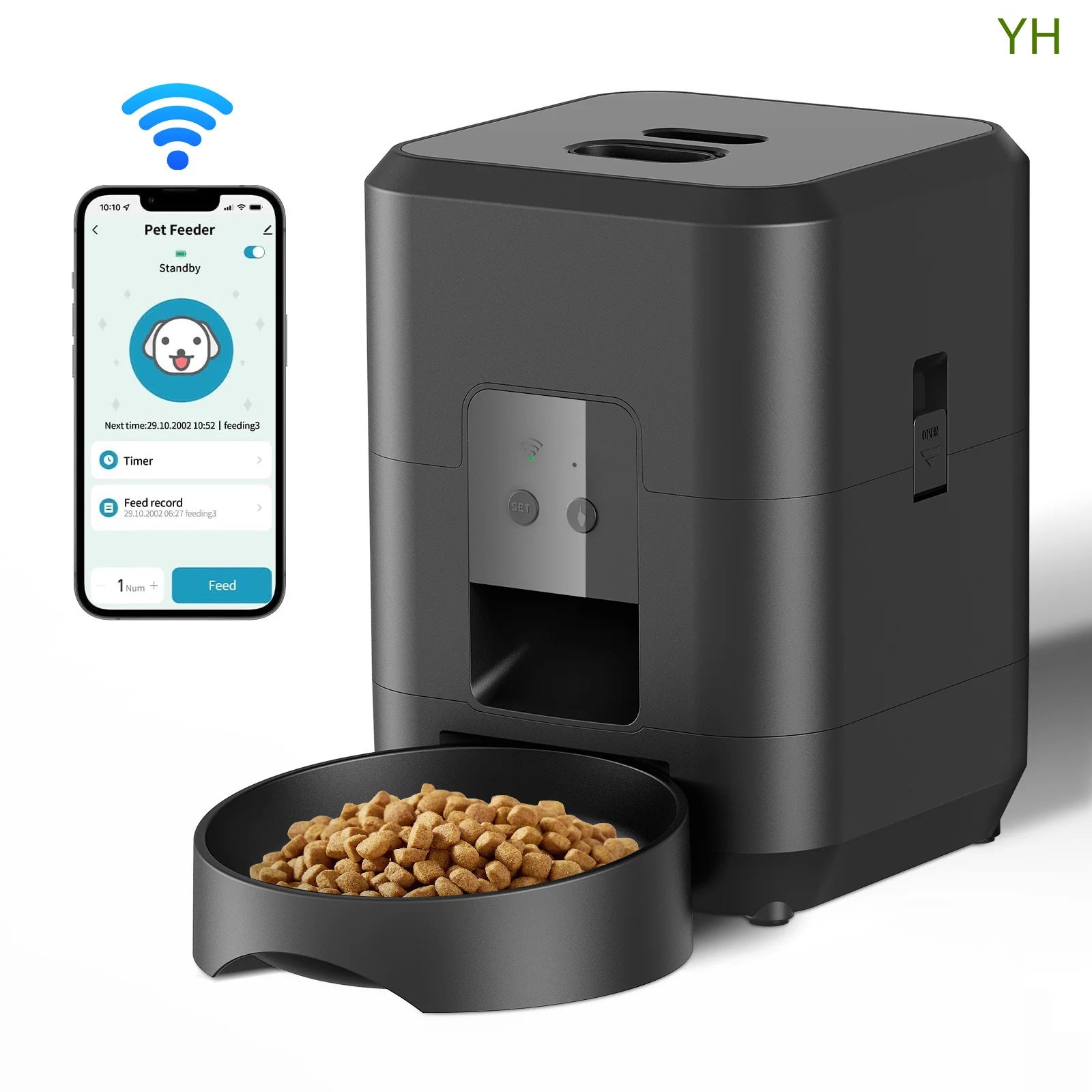 Intelligent Pet Feeder – Automatic Portion Control & Remote Scheduling