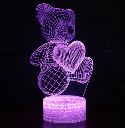 3D LED Night Light – Acrylic USB Lamp