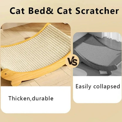 Cat Scratcher Bed – Sisal Hammock & Lounge