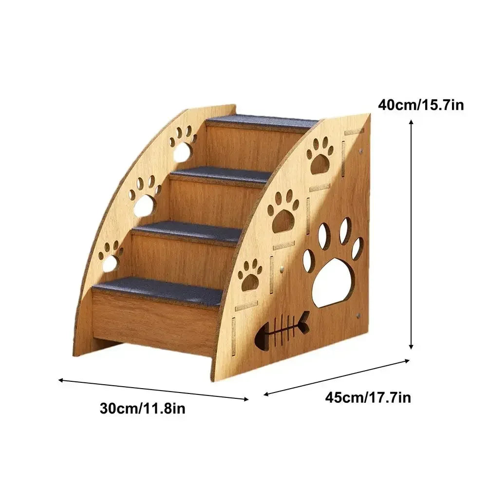 Pet Stairs – Wooden Non-Slip Dog Step