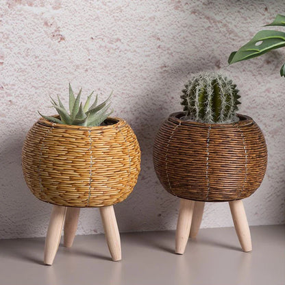Rattan Plant Basket – Nordic Flower Stand