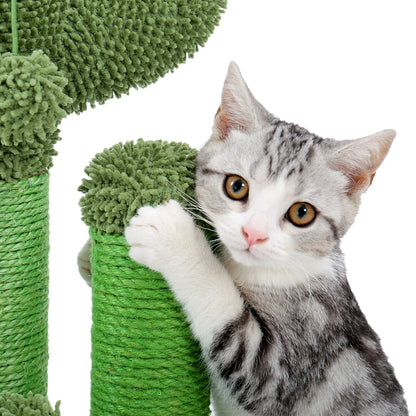 Cactus Cat Scratcher – Sisal Vertical Scratch Post
