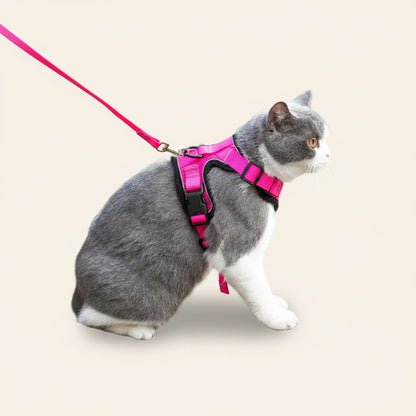 Mr. Peanut's PurrTrek Cat Harness & Lead — Two Sizes, Reflective