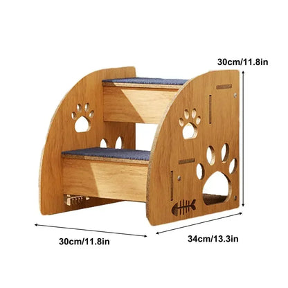 Pet Stairs – Wooden Non-Slip Dog Step